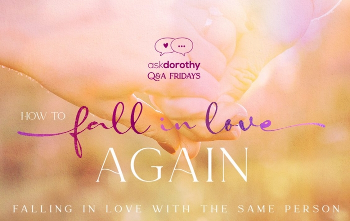 how to fall in love again 'live' session 06.23.2023 (two people holding hands)