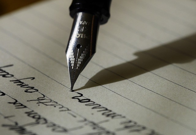calligraphy pen - journal-writing