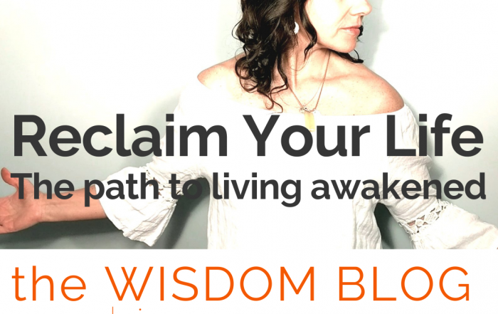 Reclaim your life. The path to living awakened. The WISDOM Blog with (image of) Dorothy Ratusny