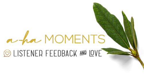 a-ha moments: listener reviews, ratings and feedback for the wisdom podcast