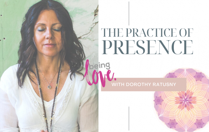 The Practice of Presence with Dorothy Ratusny (image of dorothy in meditation)