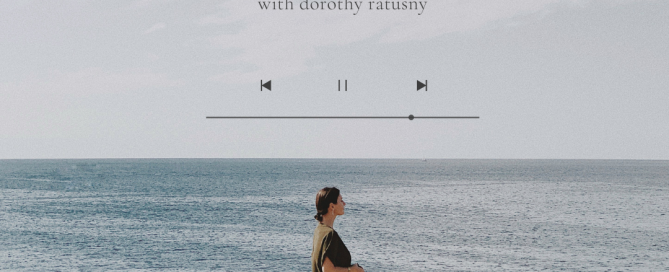On Being and Becoming | The WISDOM BLOG 'a u d i o' original with dorothy ratusny 2021-10-10 (image of woman gazing into sea)