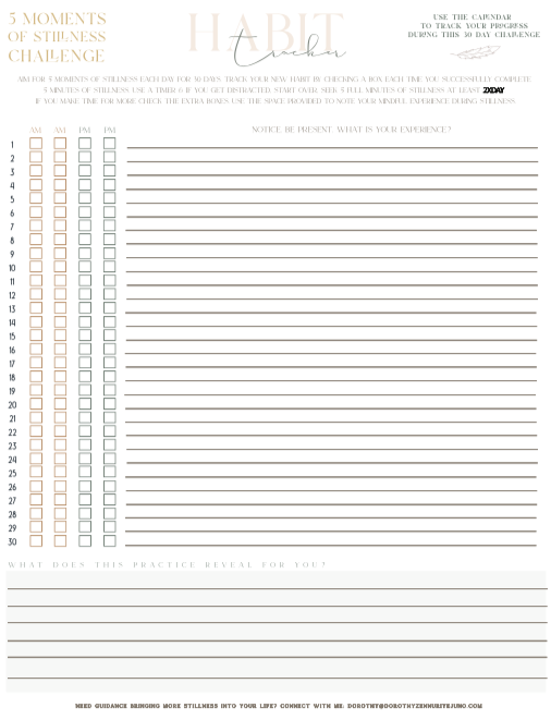 click here to download the 5 moments of stillness 30 day challenge habit tracker
